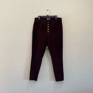 Levi’s Purple Corduroy Pants